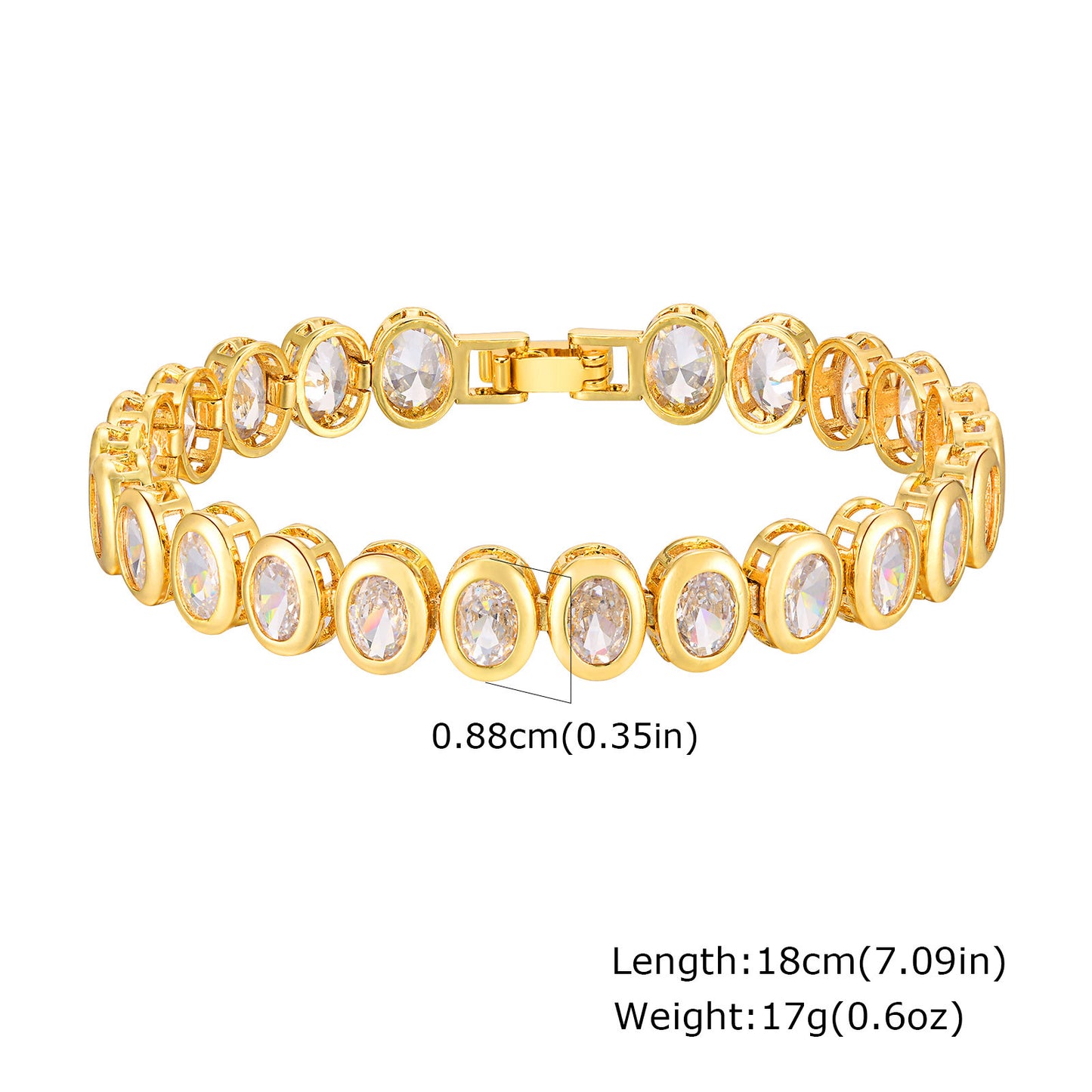 Gold Plated Copper Bracelet for Women