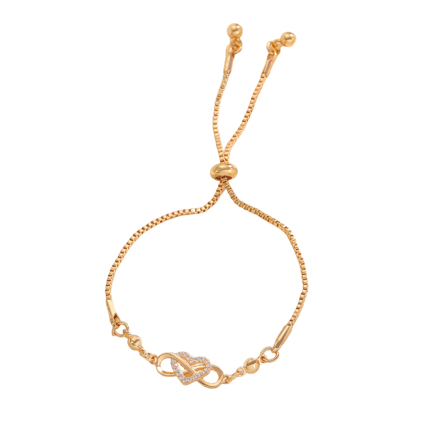 Butterfly Heart Bracelet for Women