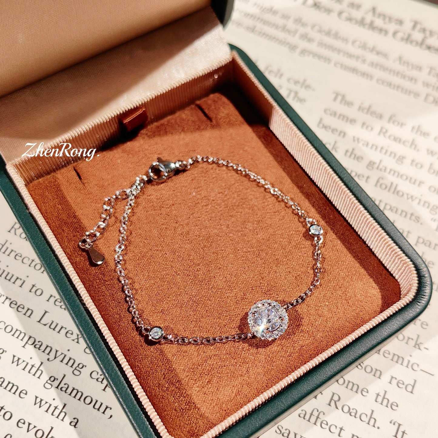 Luxury Round Bag Bracelet Jewelry for Women