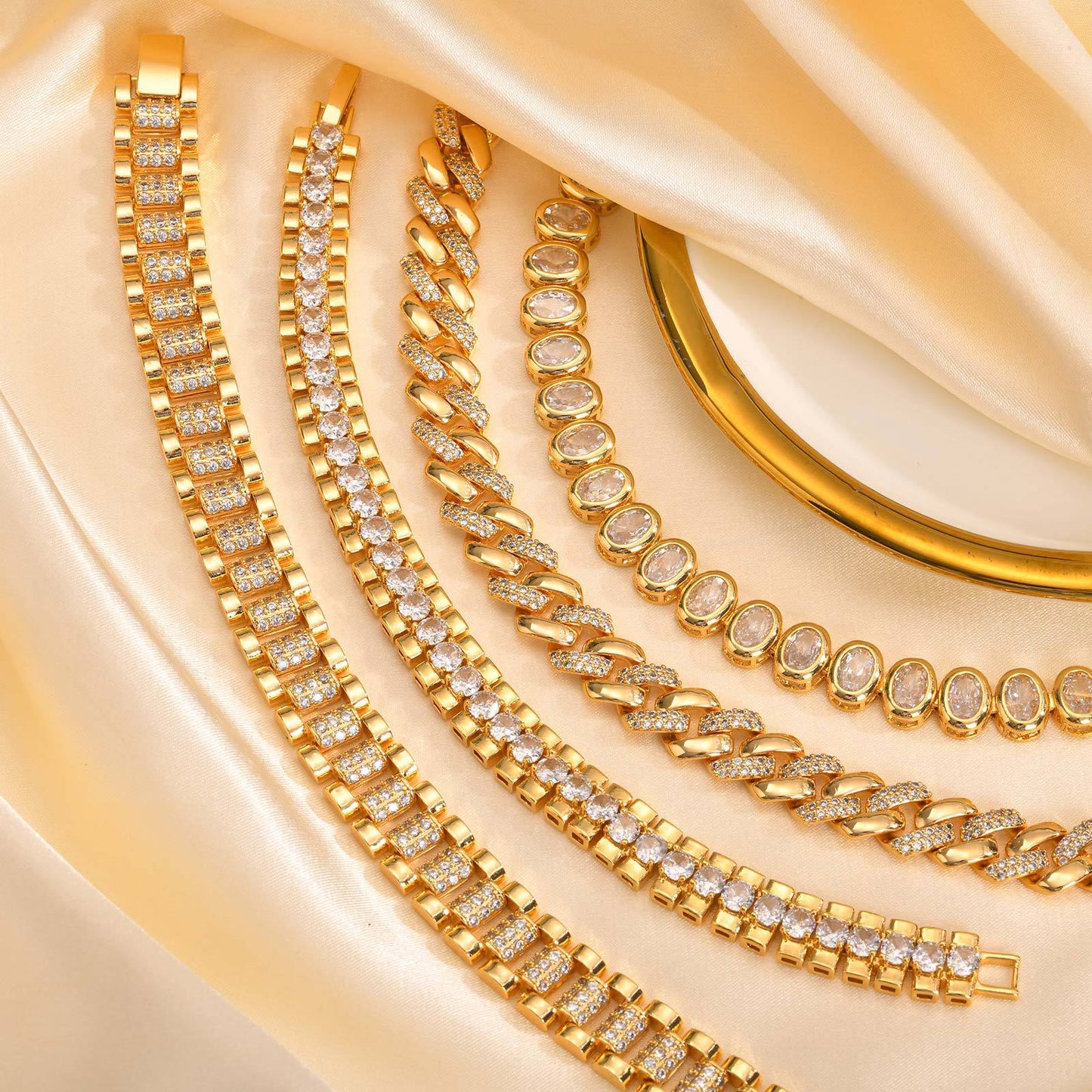Gold Plated Copper Bracelet for Women