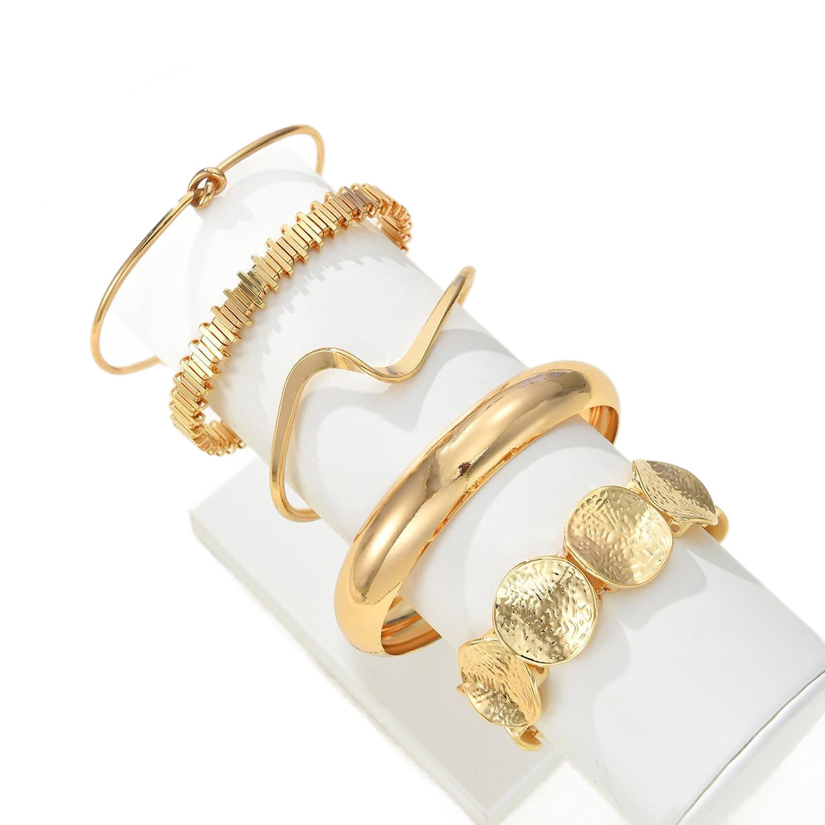 Layered Open Bracelets Set for Women
