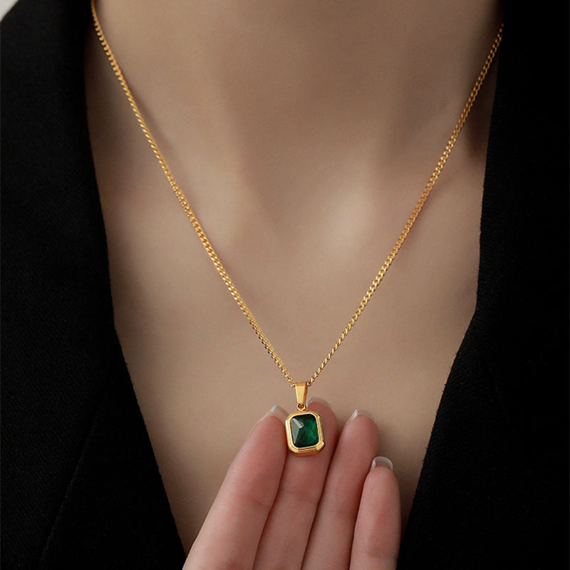 Titanium Steel Clavicle Necklace