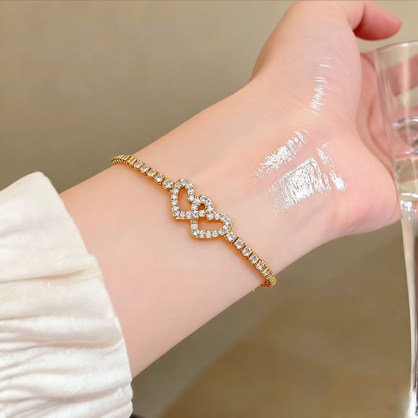 Butterfly Heart Bracelet for Women