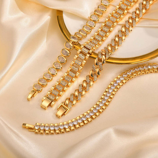 Gold Plated Copper Bracelet for Women