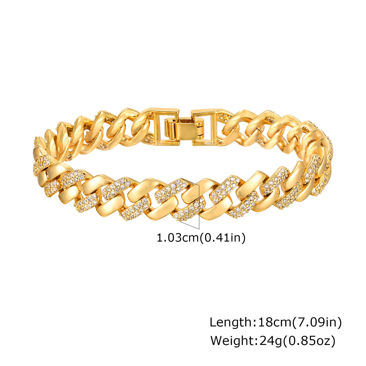 Gold Plated Copper Bracelet for Women
